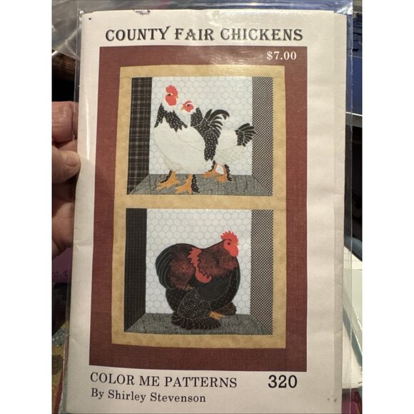 Quilt Pattern County Fair Chickens Color Me Patterns 320 by Shirley Stevenson - Picture 3 of 4